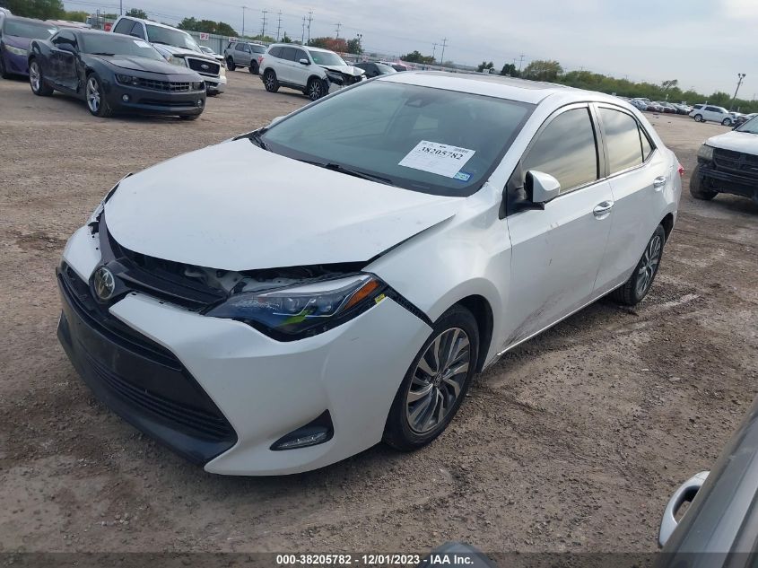 2018 TOYOTA COROLLA XLE - 5YFBURHE4JP760439