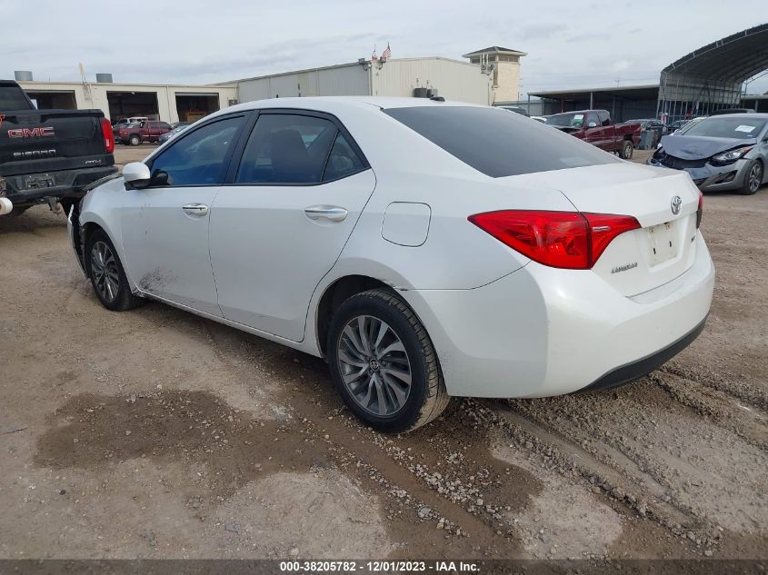 2018 TOYOTA COROLLA XLE - 5YFBURHE4JP760439