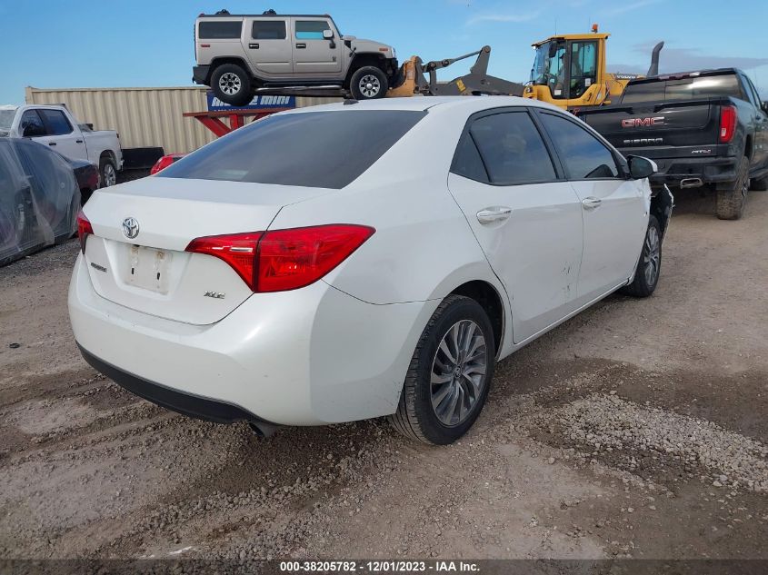 2018 TOYOTA COROLLA XLE - 5YFBURHE4JP760439