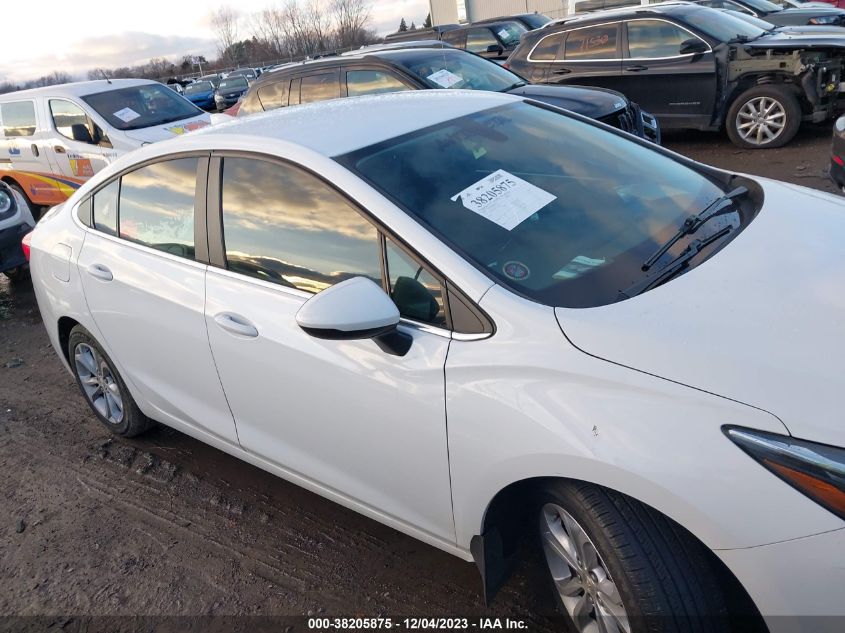 2019 CHEVROLET CRUZE LT - 1G1BE5SM9K7115092