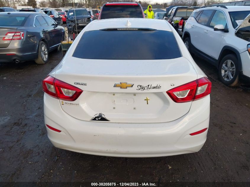 2019 CHEVROLET CRUZE LT - 1G1BE5SM9K7115092