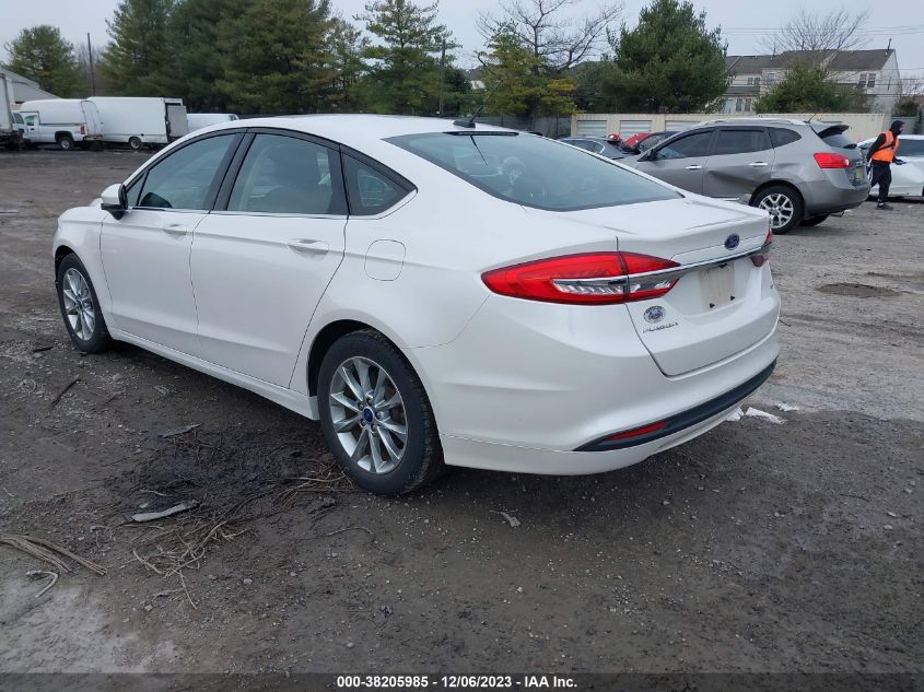 2017 FORD FUSION SE - 3FA6P0H76HR226102