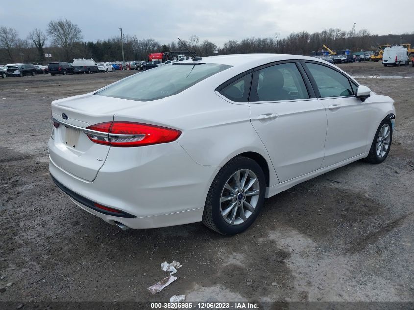 2017 FORD FUSION SE - 3FA6P0H76HR226102