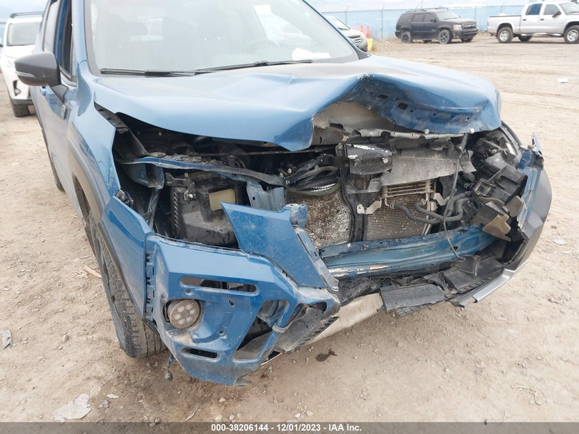 VIN JF2SKALC6NH435288 2022 SUBARU FORESTER WILDERNESS