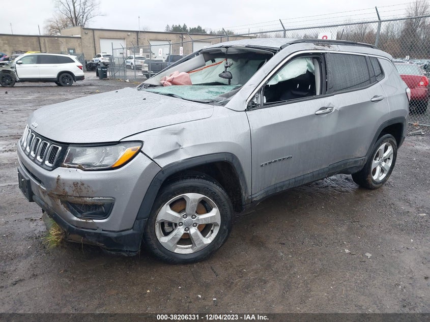 VIN 3C4NJDBB0HT693076 2017 JEEP NEW COMPASS LATITUDE 4X4