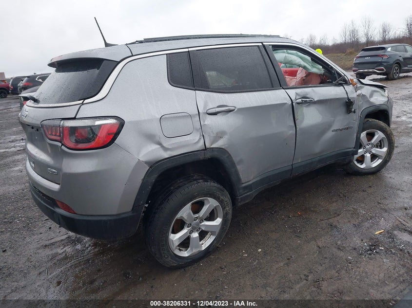 VIN 3C4NJDBB0HT693076 2017 JEEP NEW COMPASS LATITUDE 4X4