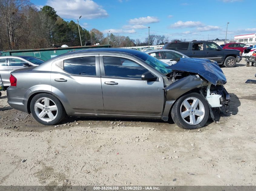 2013 DODGE AVENGER SE - 1C3CDZAB0DN649297