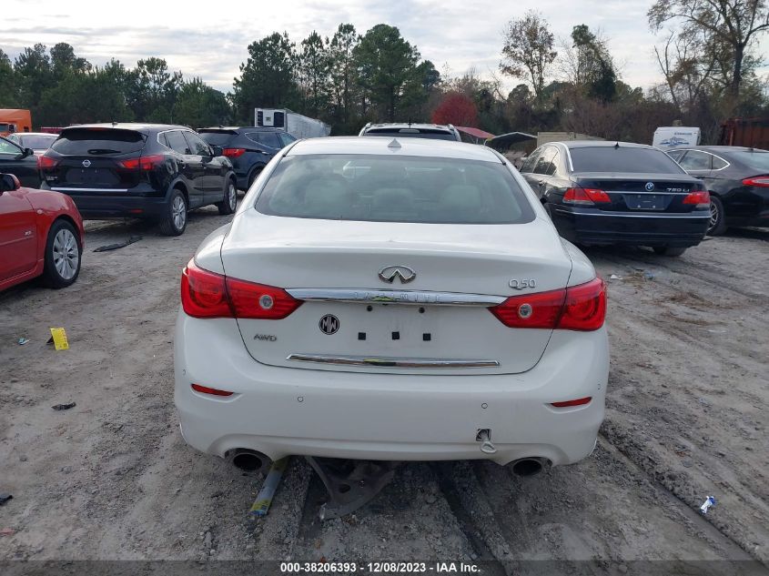 2015 INFINITI Q50 PREMIUM/SPORT - JN1BV7ARXFM403794