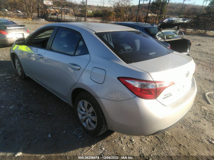 2014 TOYOTA COROLLA LE - 2T1BURHE1EC163433