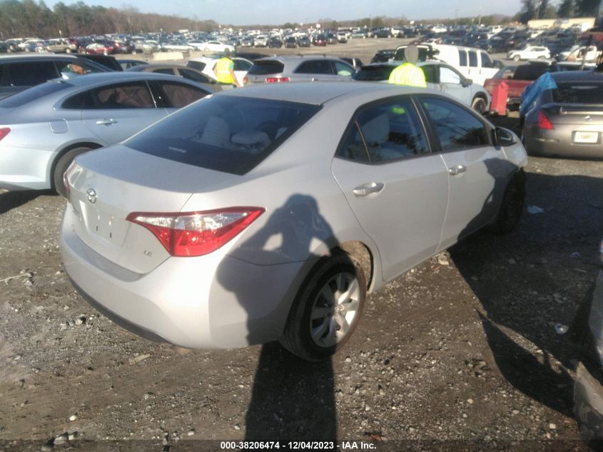 2014 TOYOTA COROLLA LE - 2T1BURHE1EC163433