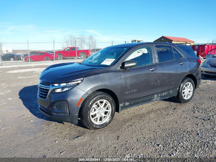 2022 CHEVROLET EQUINOX AWD LS - 3GNAXSEV3NS113254