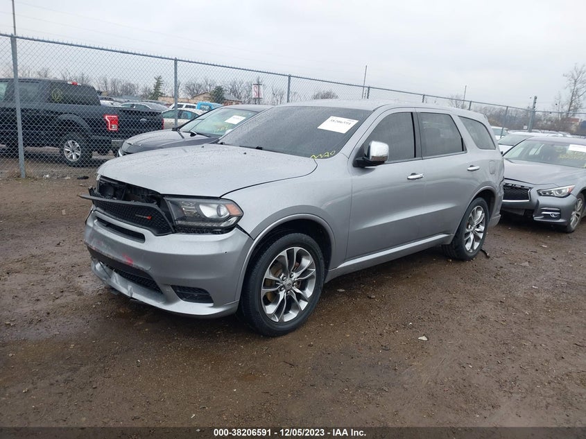 VIN 1C4RDJDGXKC780387 2019 DODGE DURANGO GT PLUS AWD