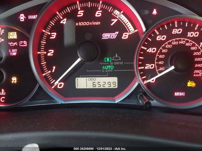 2013 SUBARU IMPREZA WRX STI JF1GR8H69DL863465