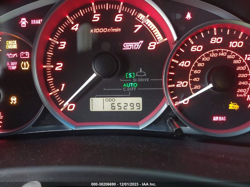 2013 SUBARU IMPREZA WRX STI JF1GR8H69DL863465