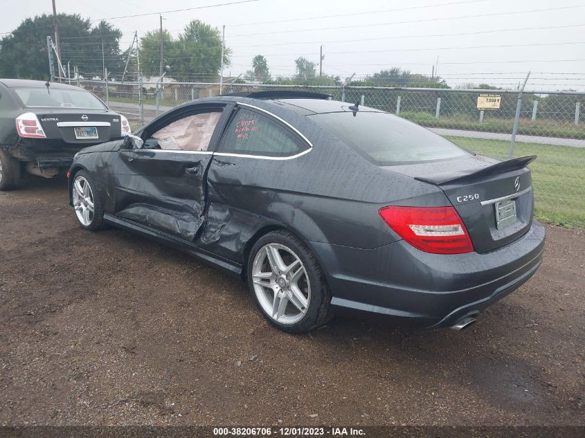 2013 MERCEDES-BENZ C 250 WDDGJ4HB3DG031156