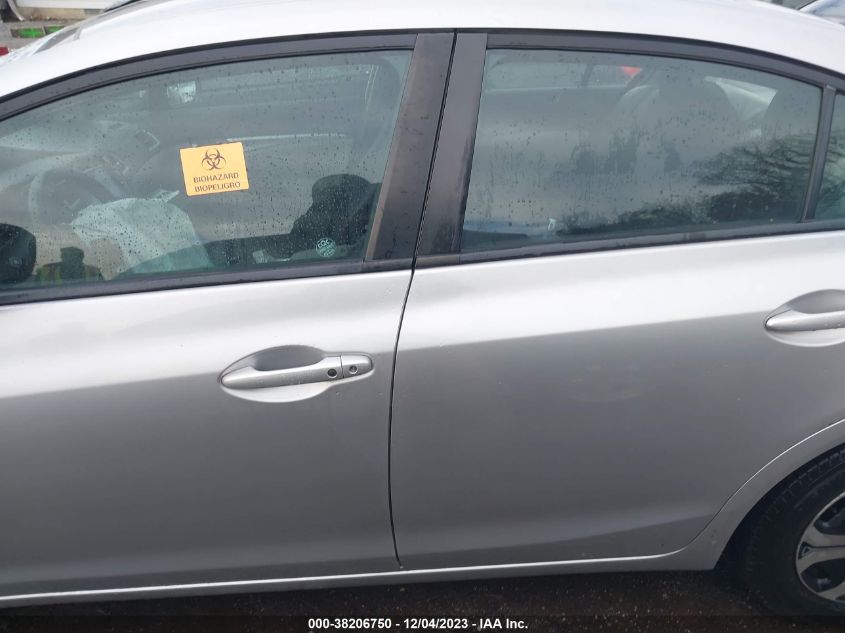 2015 HONDA CIVIC HYBRID - 19XFB4F22FE200480