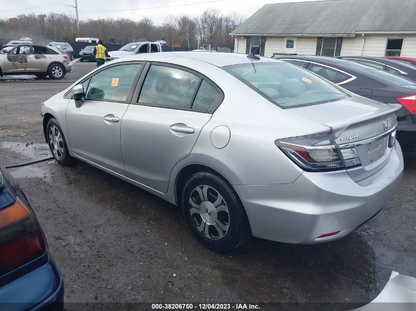 2015 HONDA CIVIC HYBRID - 19XFB4F22FE200480