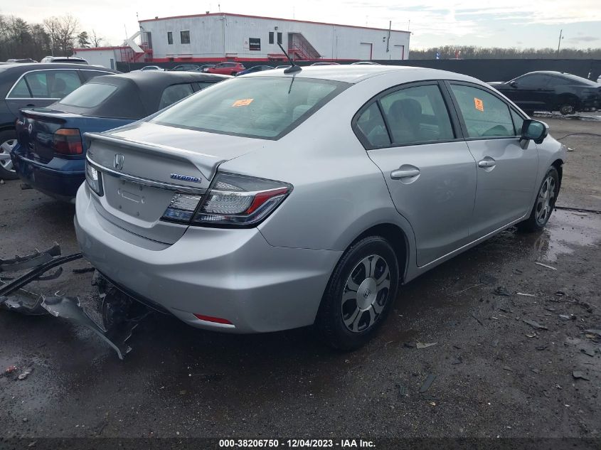2015 HONDA CIVIC HYBRID - 19XFB4F22FE200480