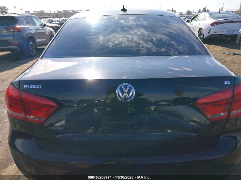 2013 VOLKSWAGEN PASSAT 2.5L SE - 1VWBP7A33DC125498