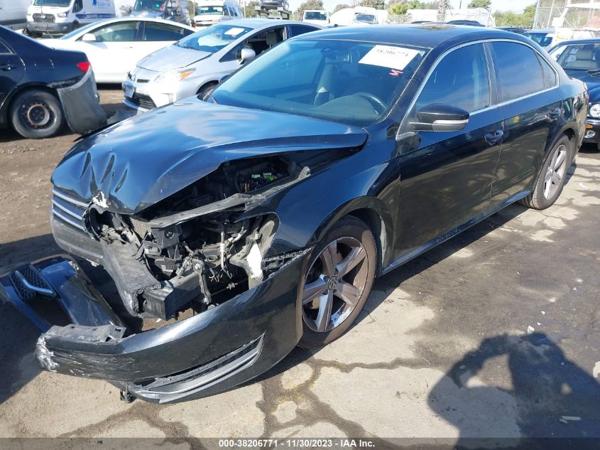 2013 VOLKSWAGEN PASSAT 2.5L SE - 1VWBP7A33DC125498