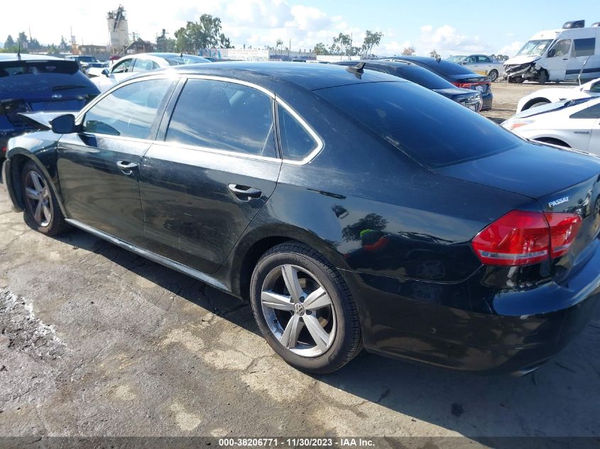 2013 VOLKSWAGEN PASSAT 2.5L SE - 1VWBP7A33DC125498