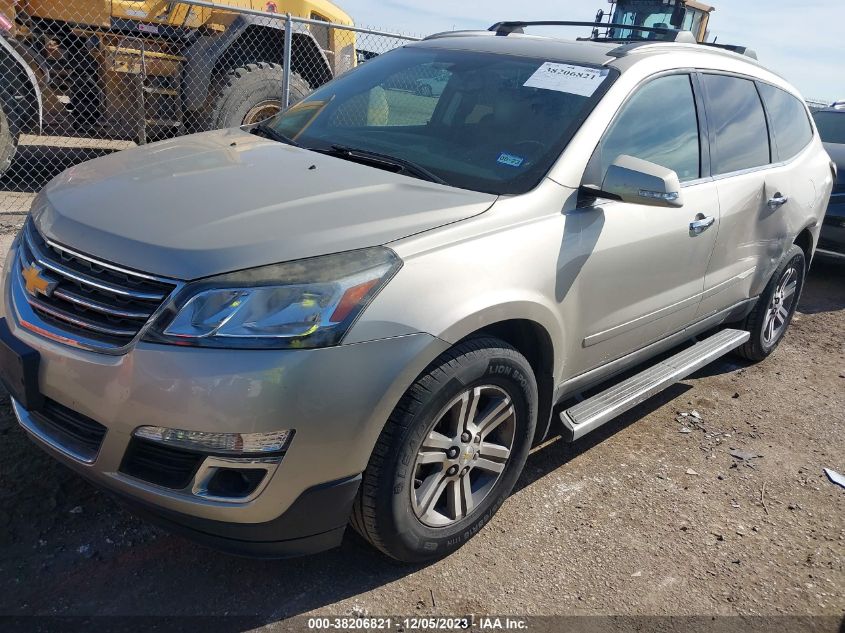 2015 CHEVROLET TRAVERSE LT - 1GNKRGKD3FJ348537