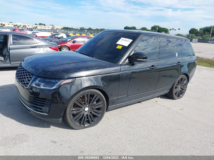 VIN SALGS2SV2KA527525 2019 LAND ROVER RANGE ROVER HSE