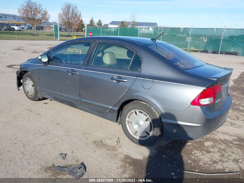 JHMFA3F29AS006451 | 2010 HONDA CIVIC HYBRID