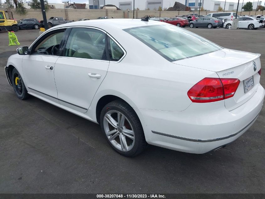 2013 VOLKSWAGEN PASSAT 2.0L TDI SEL PREMIUM - 1VWCN7A39DC036237