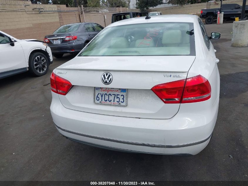 2013 VOLKSWAGEN PASSAT 2.0L TDI SEL PREMIUM - 1VWCN7A39DC036237