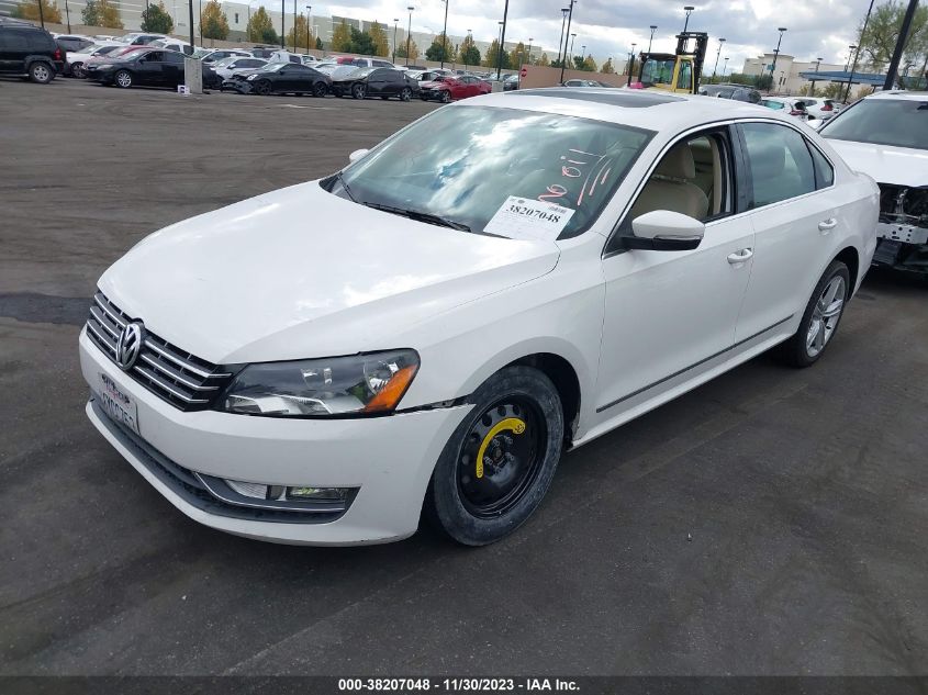 2013 VOLKSWAGEN PASSAT 2.0L TDI SEL PREMIUM - 1VWCN7A39DC036237