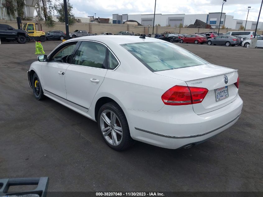 2013 VOLKSWAGEN PASSAT 2.0L TDI SEL PREMIUM - 1VWCN7A39DC036237