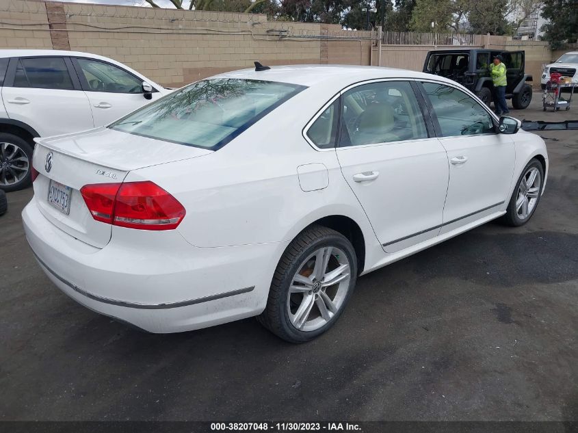 2013 VOLKSWAGEN PASSAT 2.0L TDI SEL PREMIUM - 1VWCN7A39DC036237