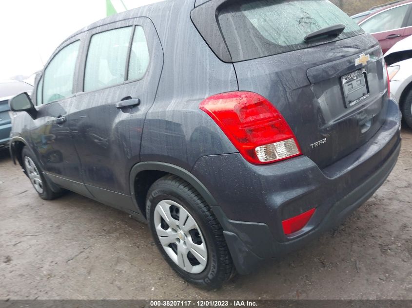 2018 CHEVROLET TRAX LS - 3GNCJKSB1JL364508