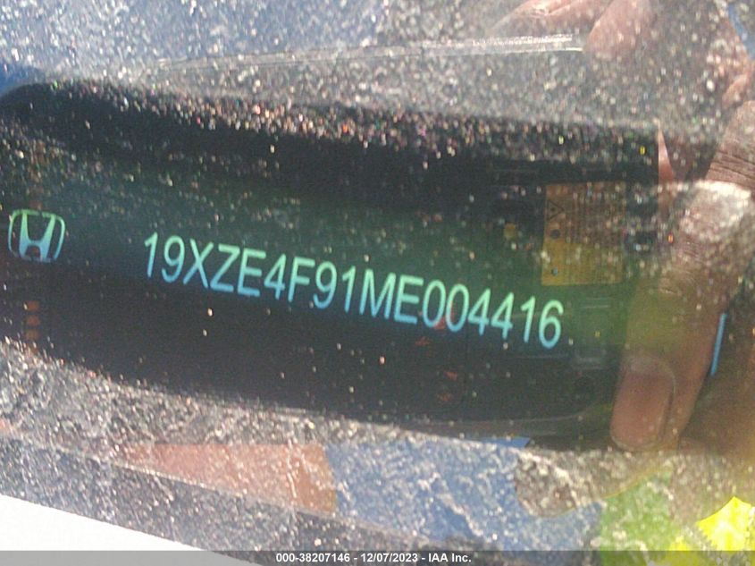 2021 HONDA INSIGHT TOURING - 19XZE4F91ME004416