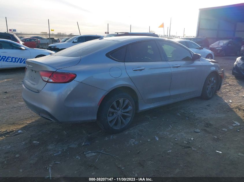 2015 CHRYSLER 200 S - 1C3CCCDG8FN543626