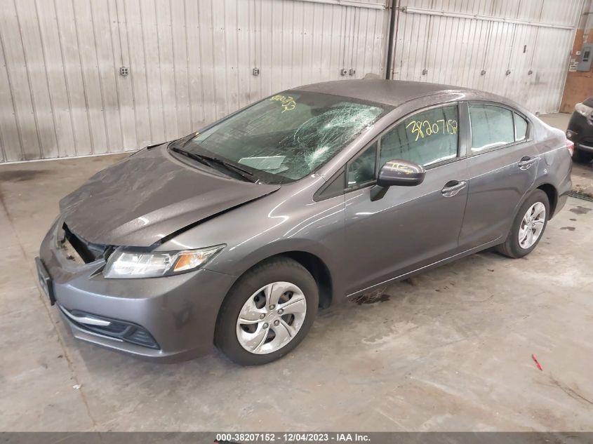 2014 HONDA CIVIC LX - 19XFB2F52EE012832