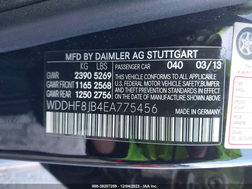 2014 MERCEDES-BENZ E 350 4MATIC - WDDHF8JB4EA775456