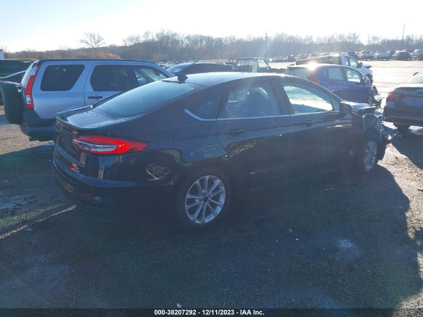 2020 FORD FUSION SE - 3FA6P0LUXLR185401