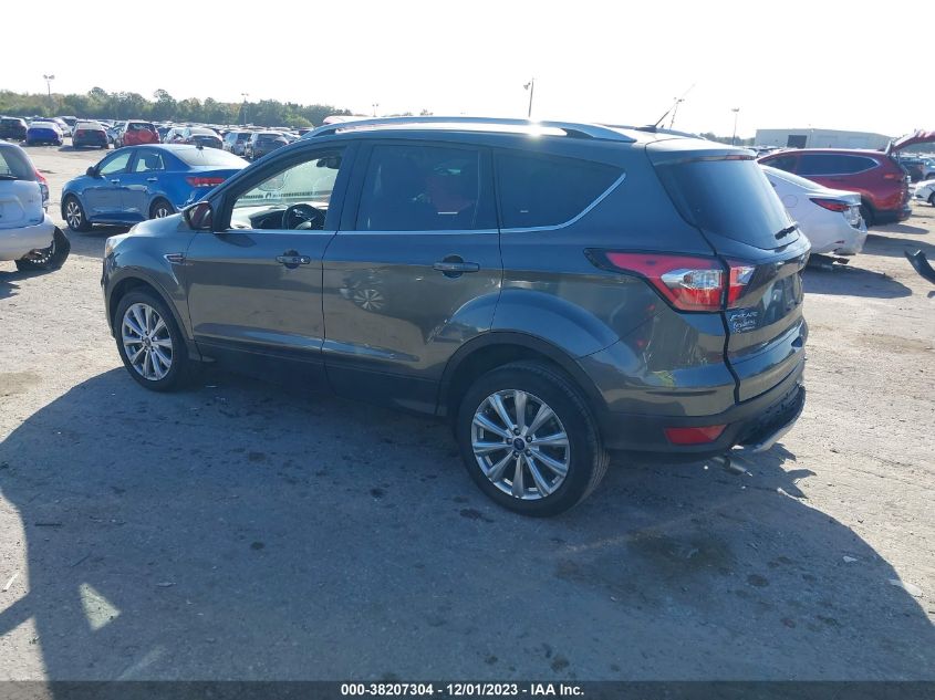 2017 FORD ESCAPE TITANIUM - 1FMCU0J95HUD04830