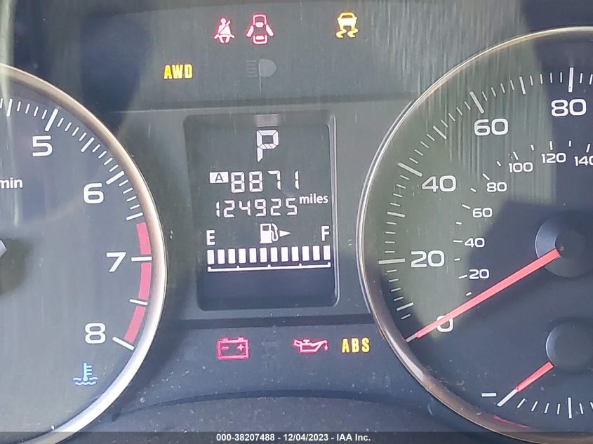 2014 SUBARU XV CROSSTREK 2.0 LIMITED - JF2GPAGC0E8308487