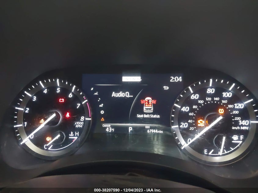 VIN 5TDGZRBH8LS502056 2020 TOYOTA HIGHLANDER XLE