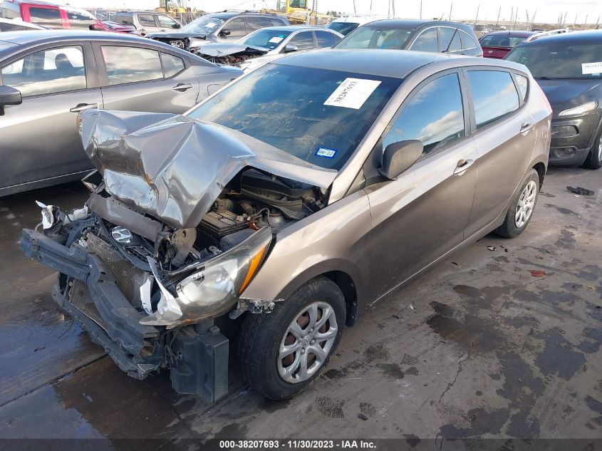 2013 HYUNDAI ACCENT GS - KMHCT5AE6DU130385