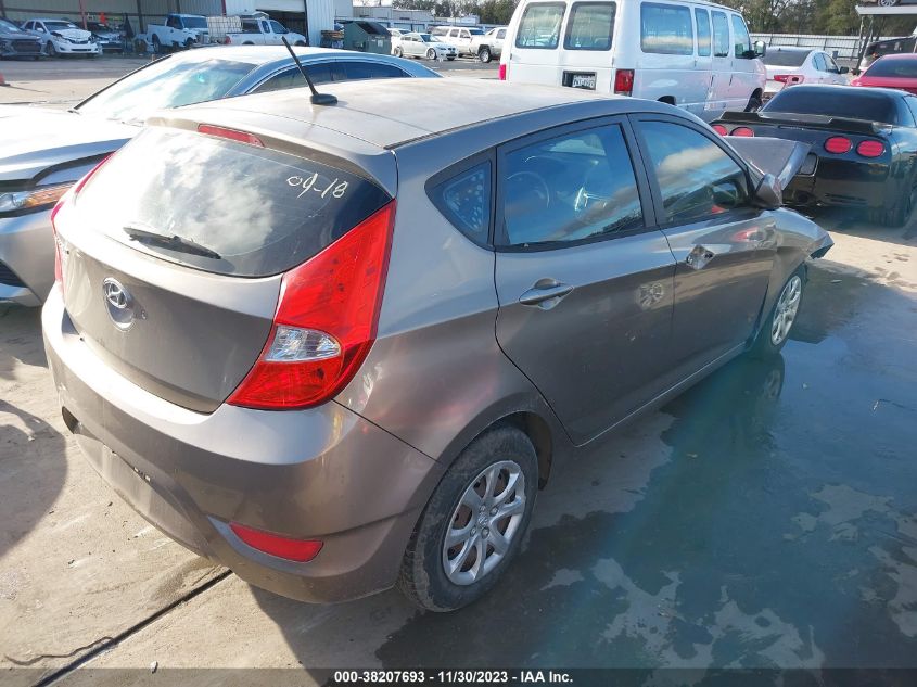 2013 HYUNDAI ACCENT GS - KMHCT5AE6DU130385