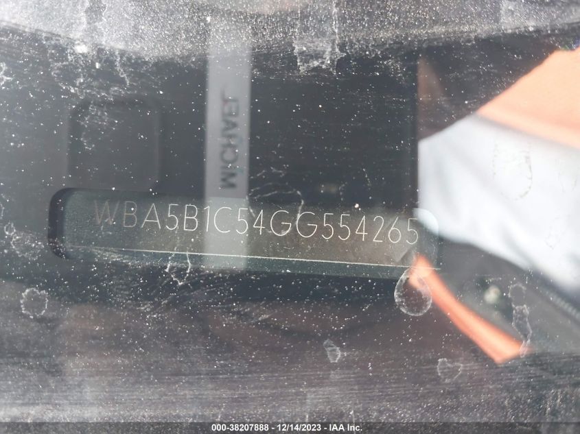 2016 BMW 535I - WBA5B1C54GG554265