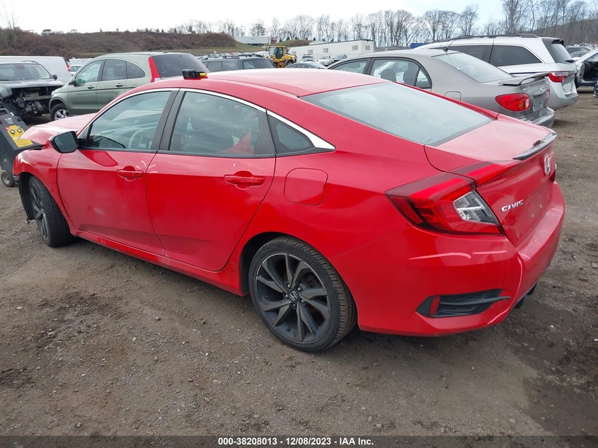 VIN 2HGFC2F83LH549963 2020 HONDA CIVIC SPORT