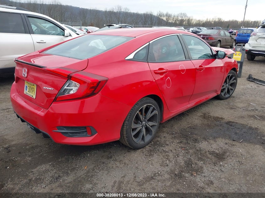 VIN 2HGFC2F83LH549963 2020 HONDA CIVIC SPORT