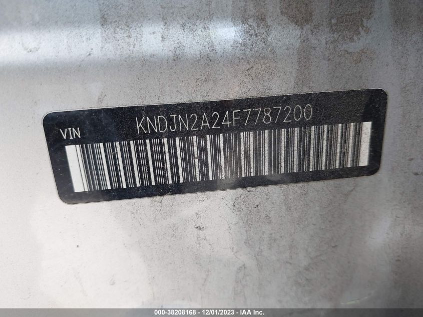 2015 KIA SOUL - KNDJN2A24F7787200