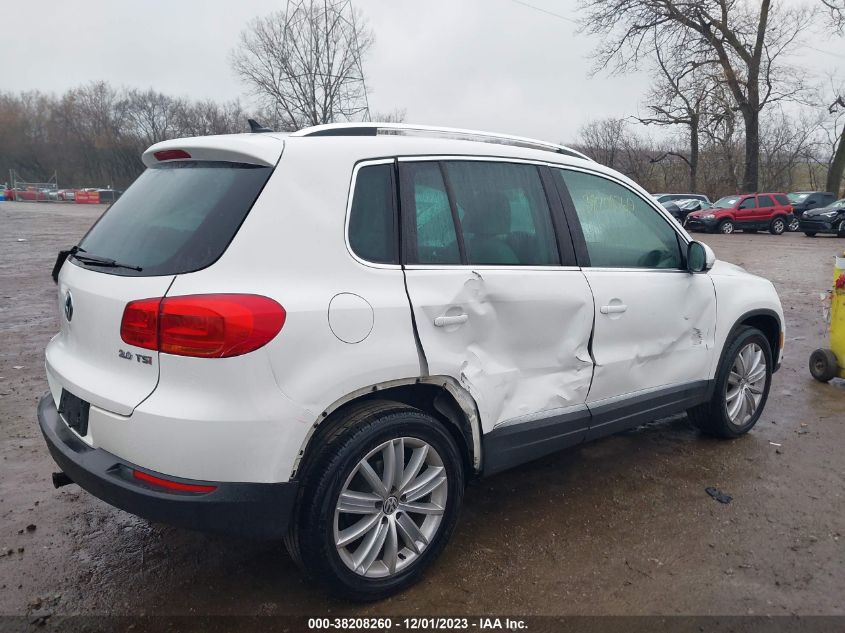 2013 VOLKSWAGEN TIGUAN SE - WVGAV3AX8DW595875