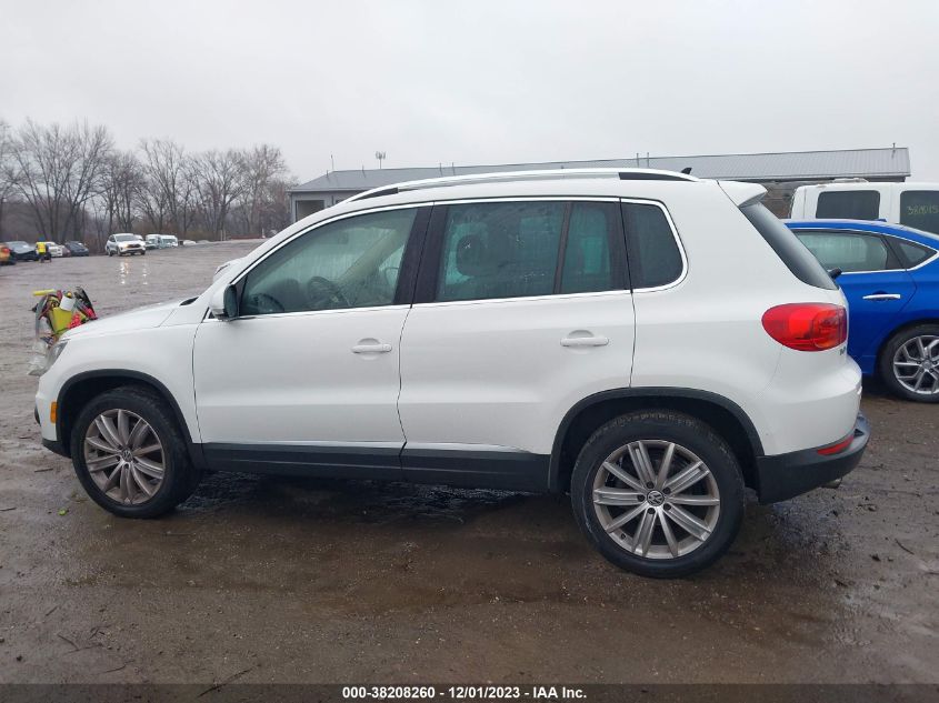 2013 VOLKSWAGEN TIGUAN SE - WVGAV3AX8DW595875